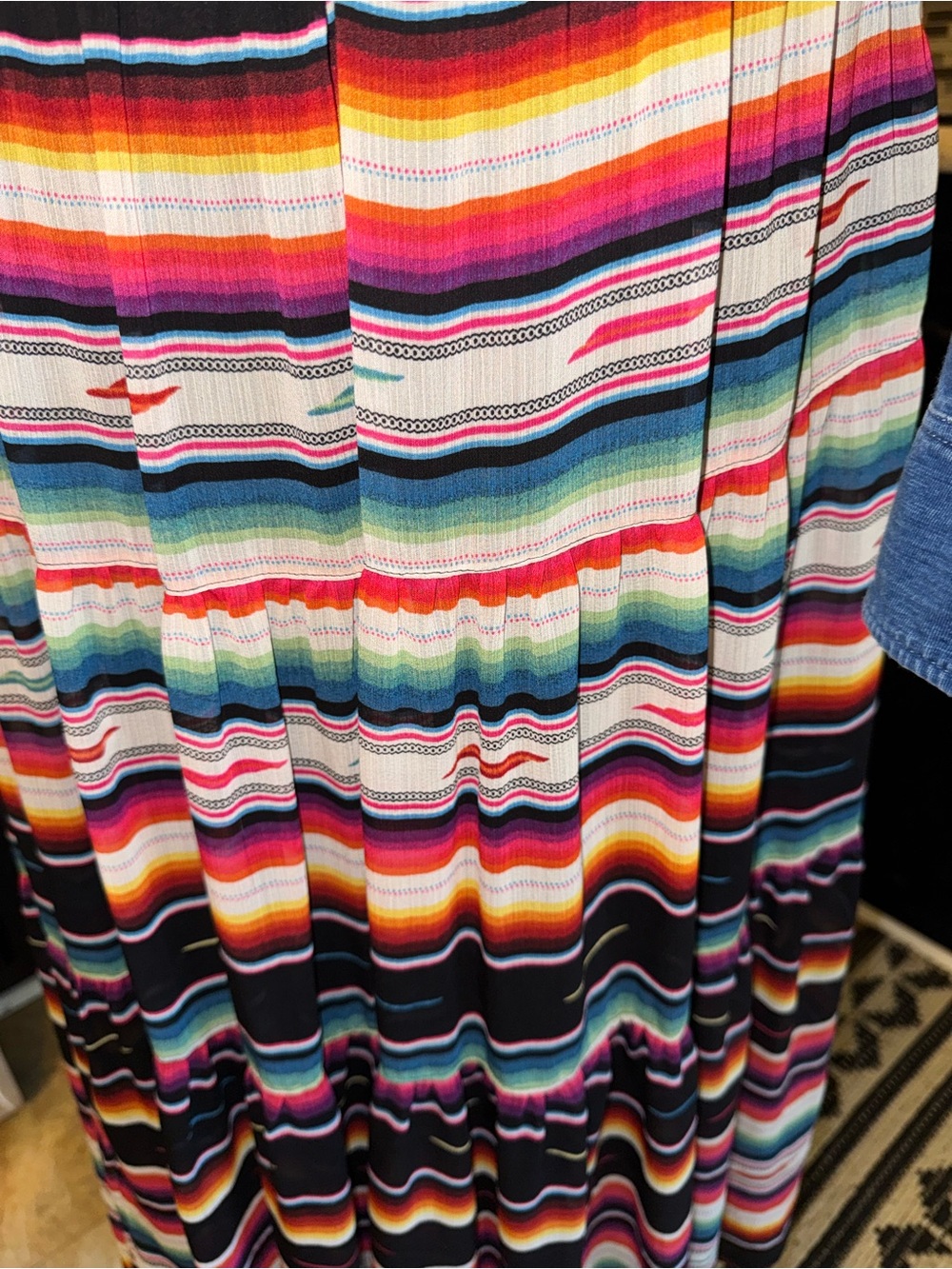 Black label Ralph Lauren Serape Skirt - large xl - Picture 2 of 7